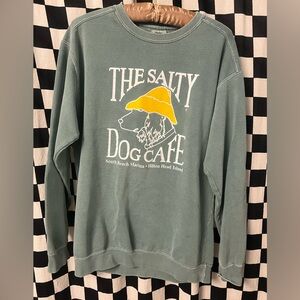 The Salty Dog Cafe Green Sweatshirt